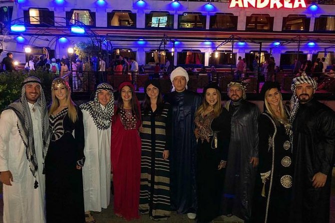 Dinner Nile Cruise belly dancer open buffer tanora show sailing on Nile - What your Cairo evening looks like