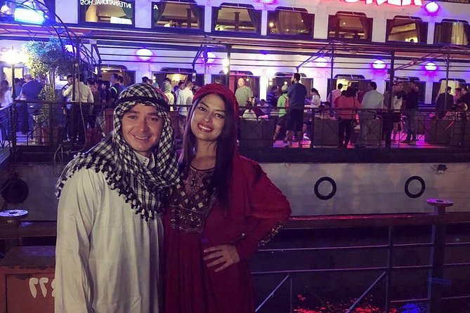 Dinner Nile Cruise belly dancer open buffer tanora show sailing on Nile - Belly dancing and Egyptian folklore