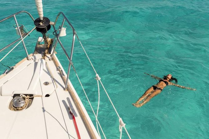 Egadi Sail Boat Tour to Favignana and Levanzo from Trapani - Cala Azzurra and the color of the water