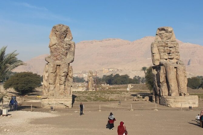 Enjoy Sailing Nile Cruise From Aswan To Luxor For 2 nights With Luxor Tours - A short stop at the Colossi of Memnon