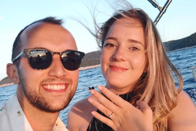 Experience Romantic Sunset Sailing on a modern 36ft (11m) sail yacht | Hvar - Timing the Sun Over the Sea