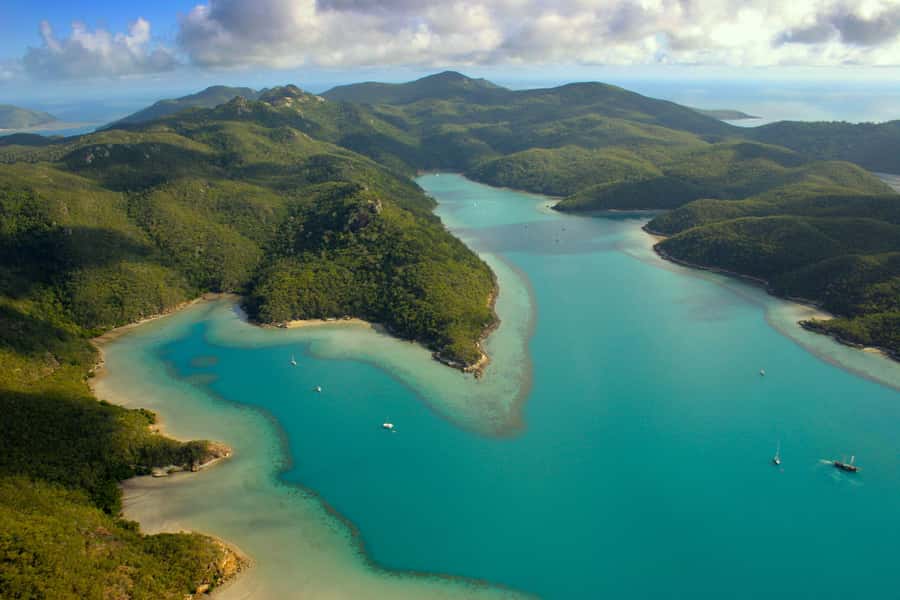 From Airlie Beach: Hook Island Cultural Tour, Sail & Snorkel - A quieter kind of Whitsunday sailing