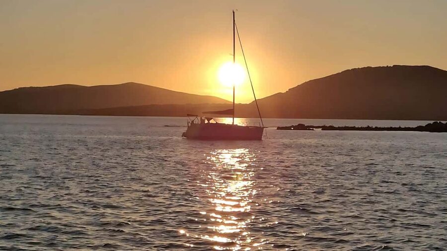 From Alghero: sunset on a sailing boat with aperitif - The boat: Cetacea, a Beneteau First 42S7