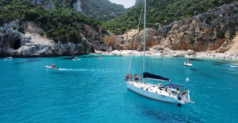 From Arbatax: Gulf of Orosei Sail Boat Trip with Lunch - Swimming and snorkeling in the Gulf of Orosei