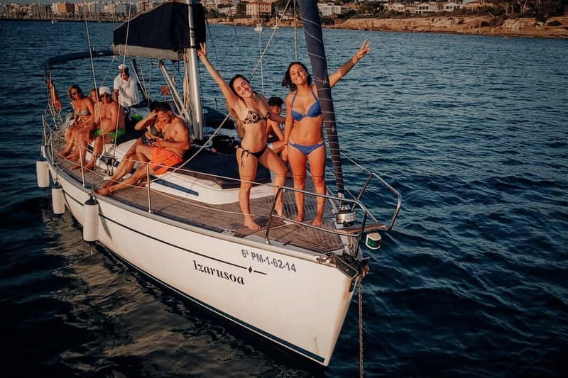 From can Pastilla : Sailing boat trip with Food & Drinks - A private price that works best for groups
