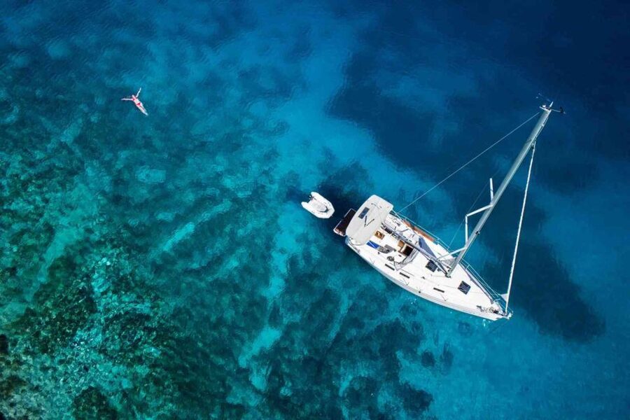 From Chania: Fully Private Sailing Cruise with Meal & Drinks - Sailing along the coast toward Kalyves and Almyrida