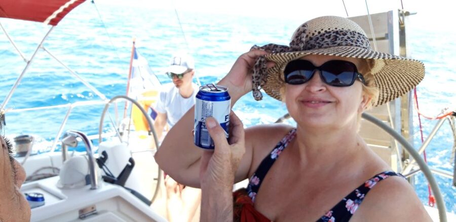 From Chania: Fully Private Sailing Cruise with Meal & Drinks - From an 800-year-old fortress to Ai Giannis Beach