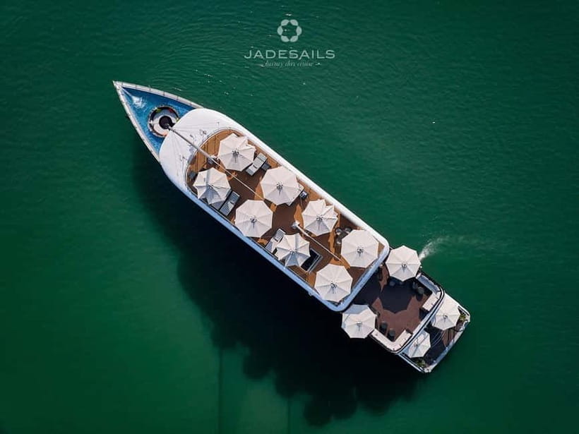 From Hanoi: Top-Rated Ha Long Bay Day Cruise with Jade Sails - 3:45 PM cooking demonstration