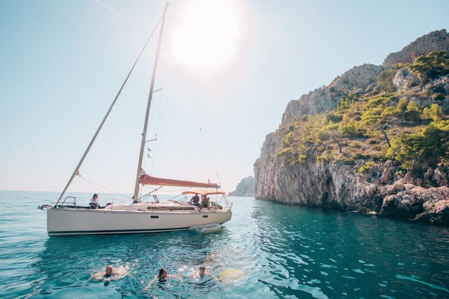 From Hvar: Pakleni Islands & Red Rocks Comfort Sailboat Tour - Key points at a glance