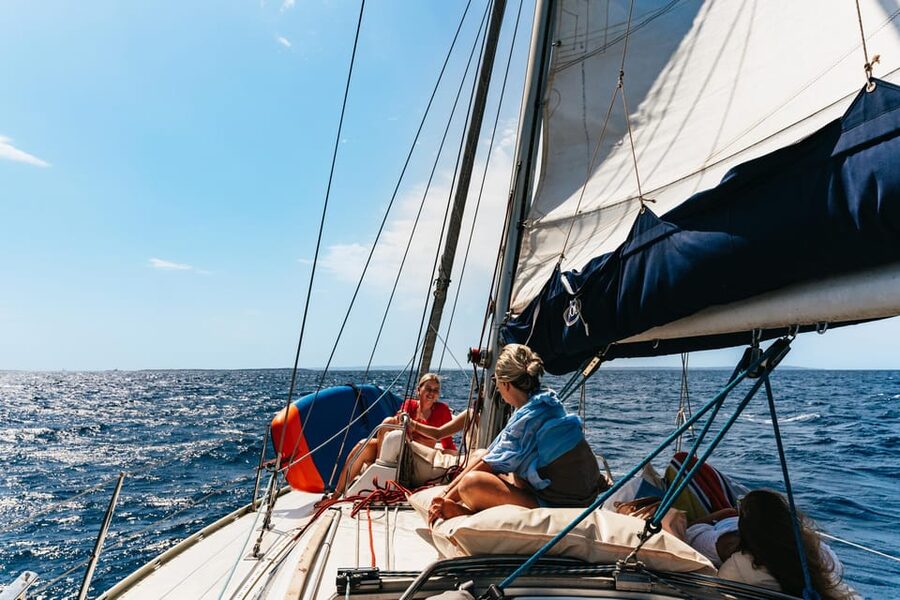 From Ibiza: Sailing Tour to Formentera with Beach Stops - Alberto and Irene set the tone