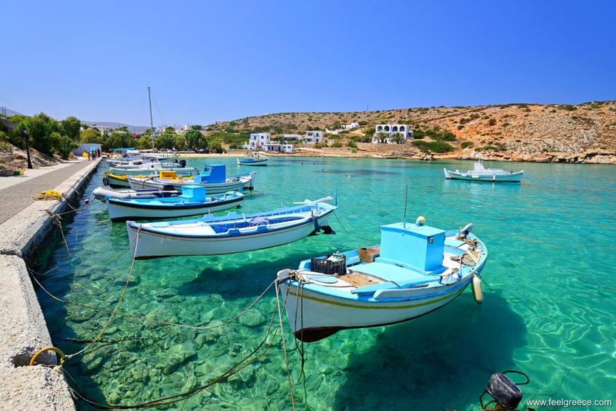 From Naxos: Schinoussa and Iraklia Sailing Cruise with BBQ - Agios Georgios offers a change of pace