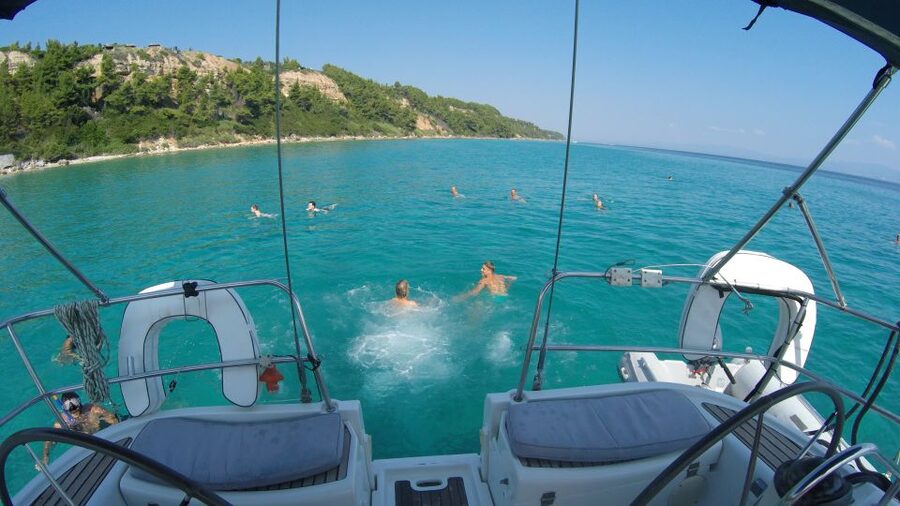 From Nea Fokea: Chalkidiki 6-Hour Cruise by Sailing Boat - The return to Nea Fokea