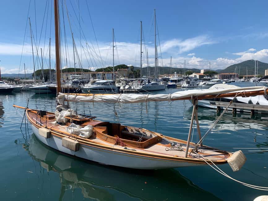 From Port Grimaud: Half-Day Classic Yacht Sailing Experience - Time at anchor for swimming and snorkeling