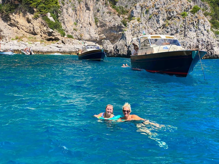 From Positano: Sail to Capri's Stunning Beauty - Capri’s caves, arches, and cliffs
