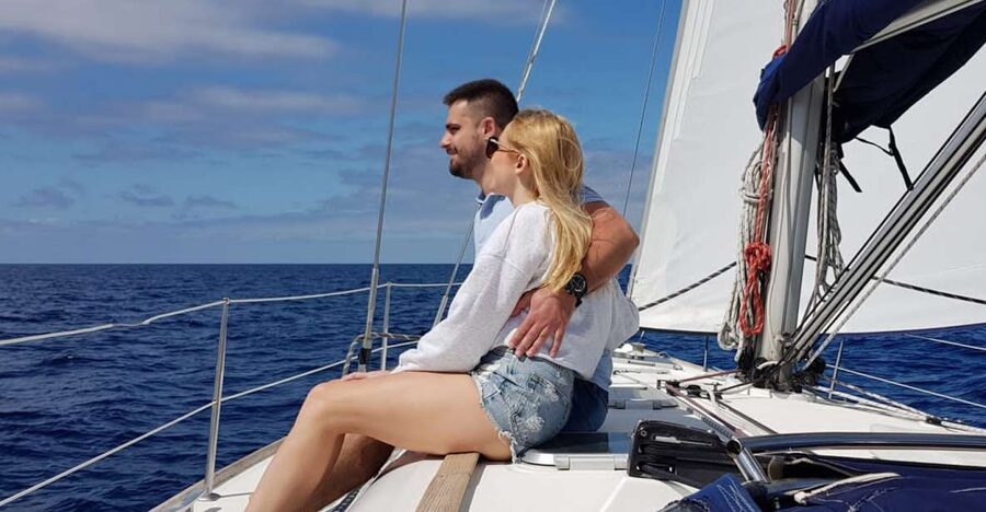 From Puerto de Mogán: Sailboat Trip with Food and Drinks - Leaving Puerto de Mogán at 9:30