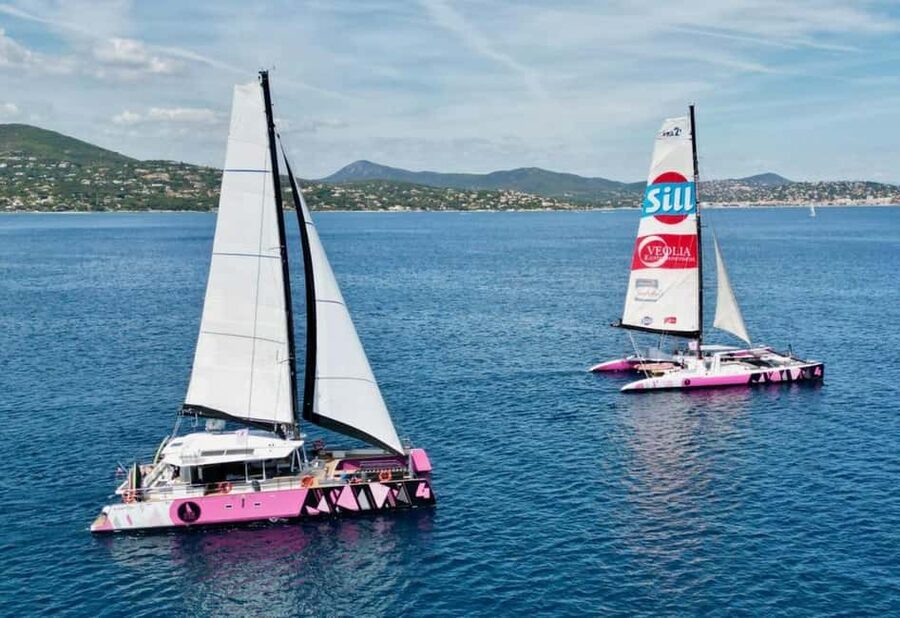From Quiberon: Ile aux Moines Catamaran Sailing Adventure - The return across the gulf and bay