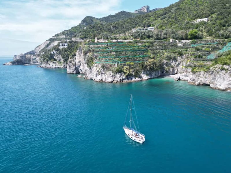 From Salerno: Amalfi Coast Full-Day Sailboat Trip with Lunch - Pickup from Salerno and the move to the marina