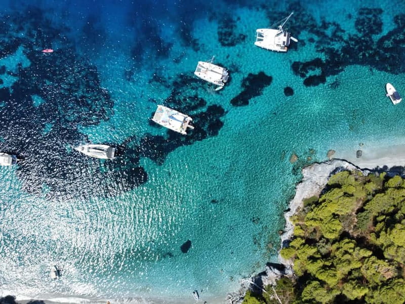 From Skiathos Marina: Yacht Sailing Day Trip with Lunch - A Proper Greek Lunch in a Small Harbor