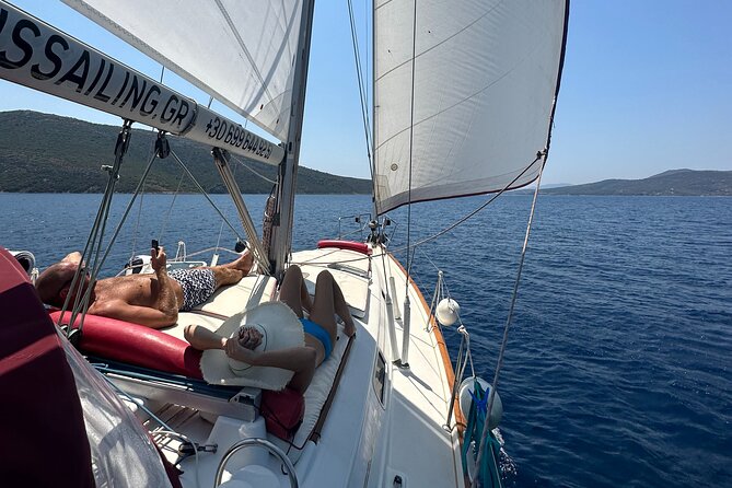 From Skopelos: Private Full-Day Sailing to Alonissos - Leaving Skopelos on the Cruising Yacht Thasos