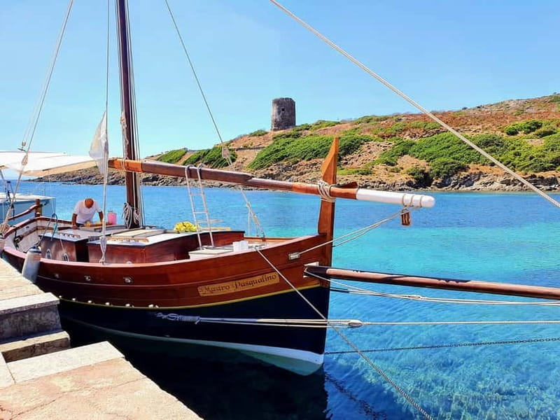 From Stintino: sailing trip to Asinara with Lunch - Cala Reale and the first look at Asinara