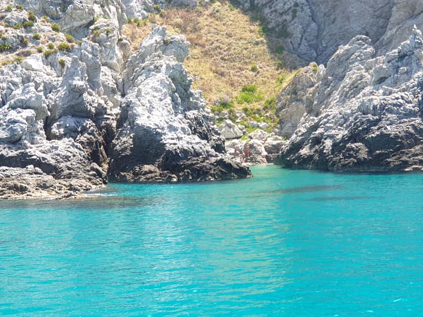From Tropea: Sailing tour along the coast of the Gods - Key points at a glance