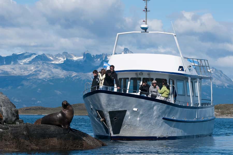 From Ushuaia: Beagle Channel Yacht Sailing Tour - Les Eclaireurs lighthouse from the water