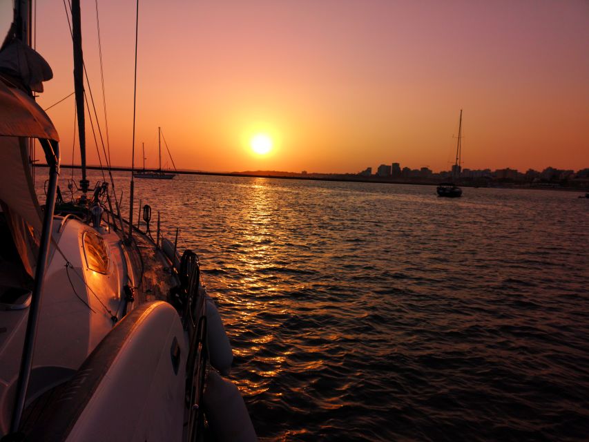 From Vilamoura: Sunset Tour on a Luxury Sailing Yacht - A gentle run along the Vilamoura and Albufeira coast