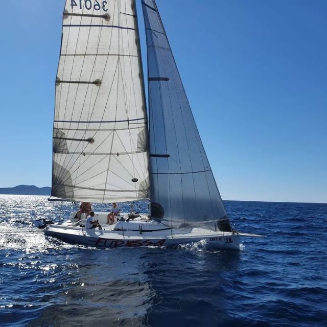 From Zadar: Ugljan Beach and Villages Private Sailboat Tour - Crossing the Zadar Channel toward Ugljan