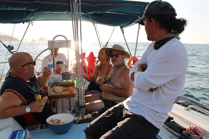 Full-Day Private Sailing Cruise Puerto Vallarta with Snorkeling - Setting out toward Los Arcos de Mismaloya