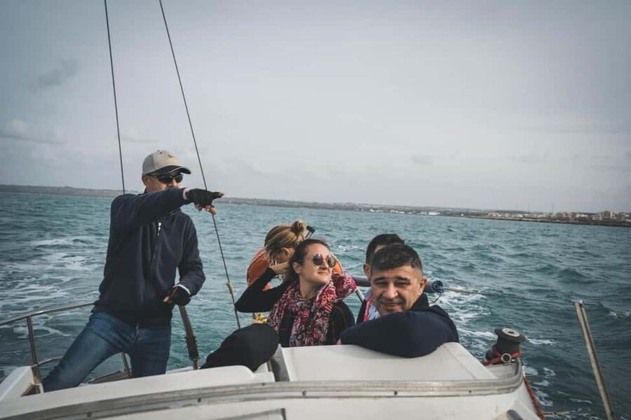 Gallipoli: private eco-sailing tour with environmental guide - Swimming, snorkeling, or fishing when conditions allow