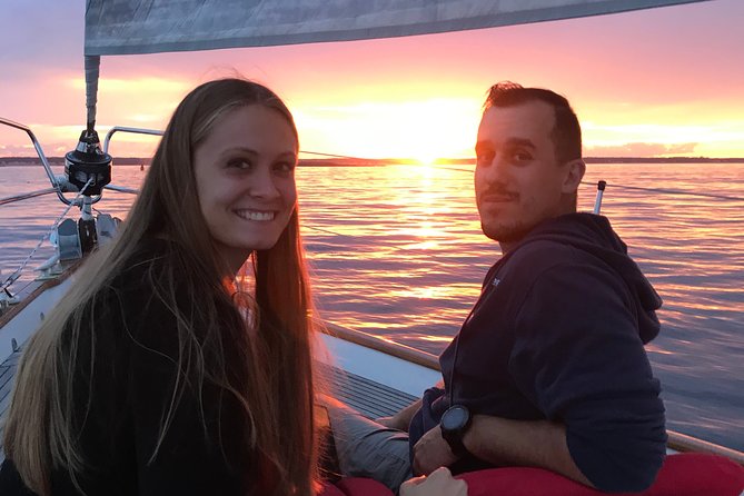 Golden Hour Escape: Private Sunset Sail in Coastal Maine - Wood Island Lighthouse and the Islands of Saco Bay