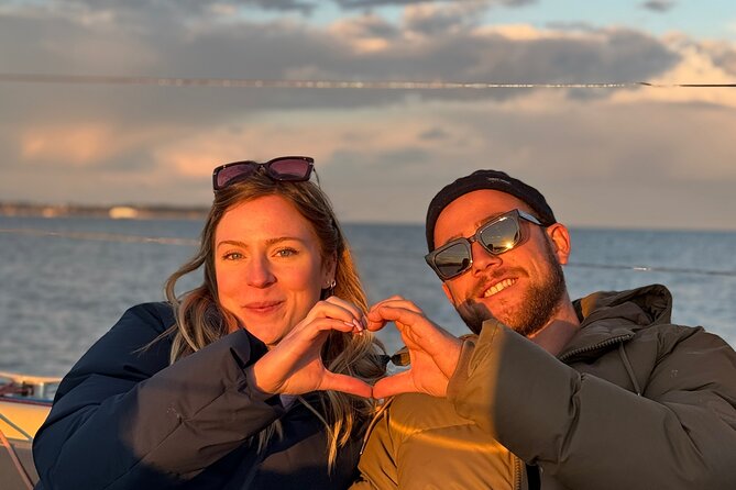 Golf Juan: Sunset Sailing Cruise with aperitif at the Island - Sailing past Antibes and the Lérins Islands
