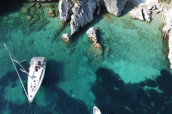 Guided Sailing Yacht Trip in Corfu Island - Nisaki and the blue cave