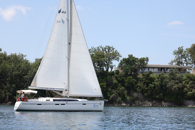 Half Day Cruise on a Sailing Yacht in Corfu Island - Leaving Gouvia for Corfu’s northeast coast
