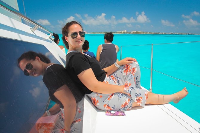 Half Day Sailing Private Catamaran to Isla Mujeres - From pickup to the marina