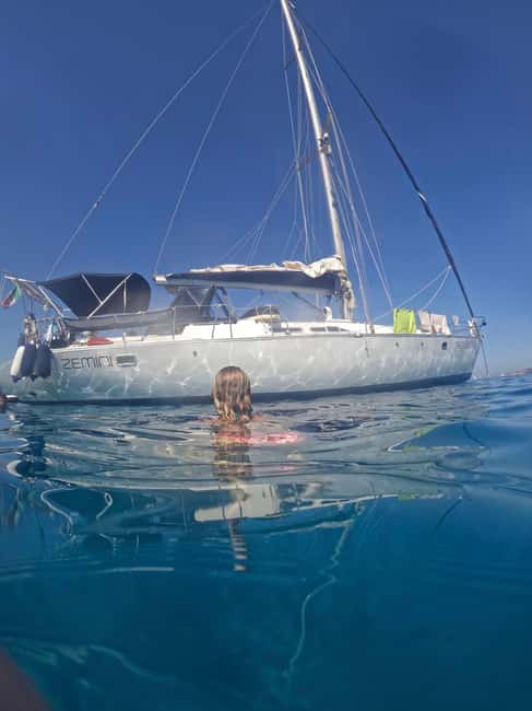 Half Day tour Alghero - 15 m Sailing boat - Sailing Out of Alghero Toward Capo Caccia