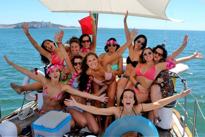 Hen Party in Lisbon on a vintage Sailboat - Commerce Square, Saint George’s Castle, and the National Pantheon