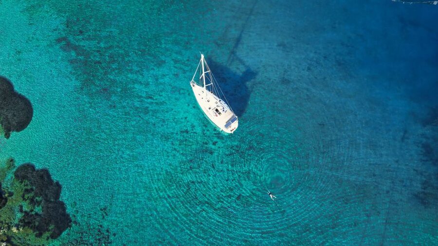 Heraklion: Dia Island Private Sailing Cruise with Full Meal - A full Mediterranean lunch served at anchor