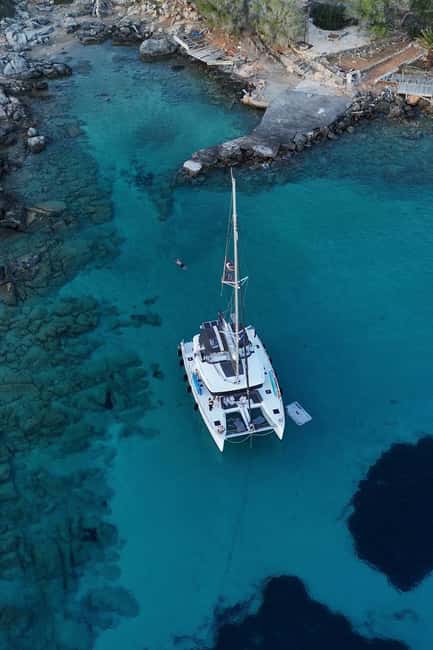 Heraklion Luxury Sailing Catamaran Dia Island | Gourmet Menu - Why this Dia Island cruise feels different