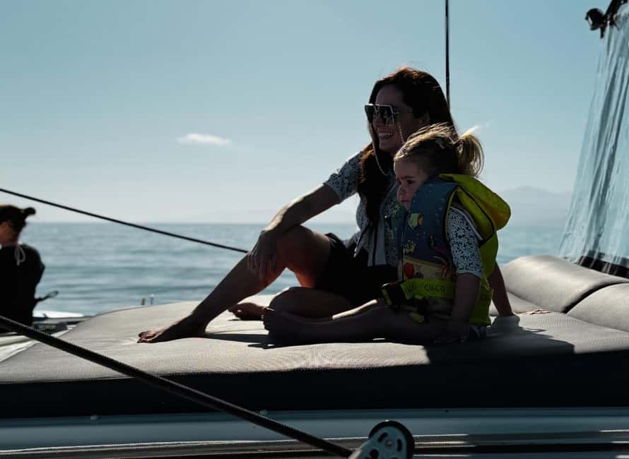 Heraklion Luxury Sailing Catamaran Dia Island | Gourmet Menu - Finding a quiet bay on Dia Island