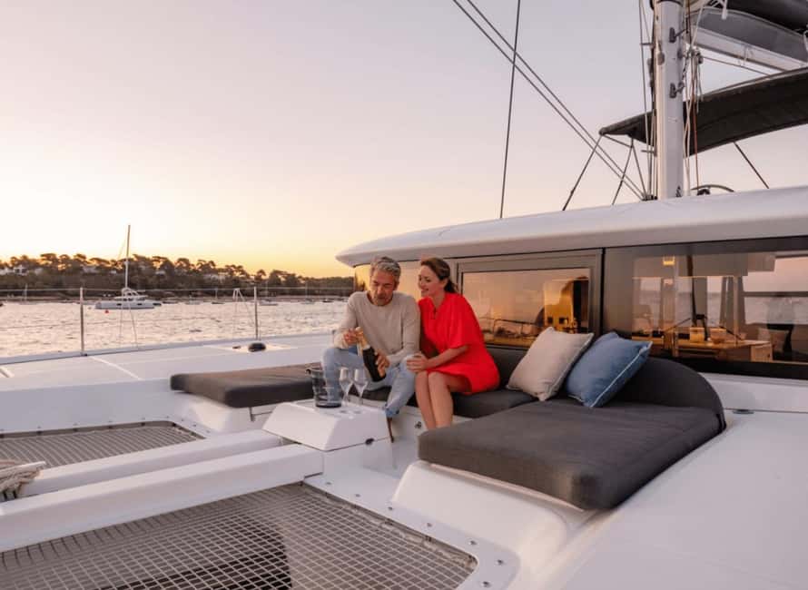 Heraklion Luxury Sailing Catamaran Dia Island | Gourmet Menu - Meeting Captain Thanasis at Heraklion Port