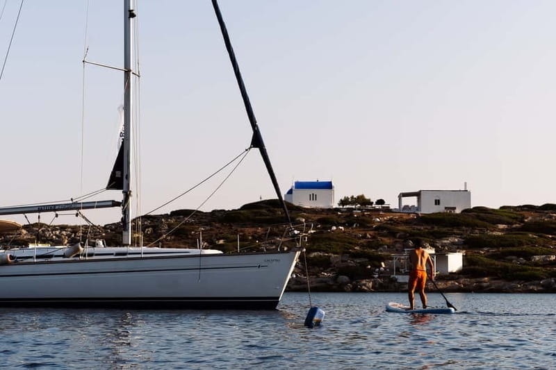 Heraklion: Sunset Sailing Cruise Dia Island with Snorkeling - The second bay and the sunset sail home