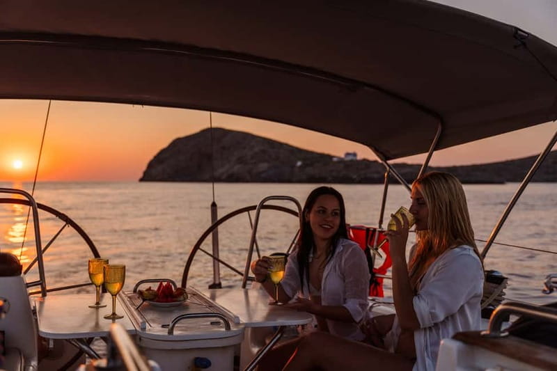Heraklion: Sunset Sailing Cruise Dia Island with Snorkeling - Leaving Heraklion for an hour at sea