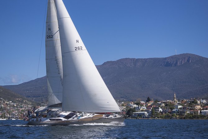 Hobart Sailing Experience - Heading toward the Iron Pot lighthouse