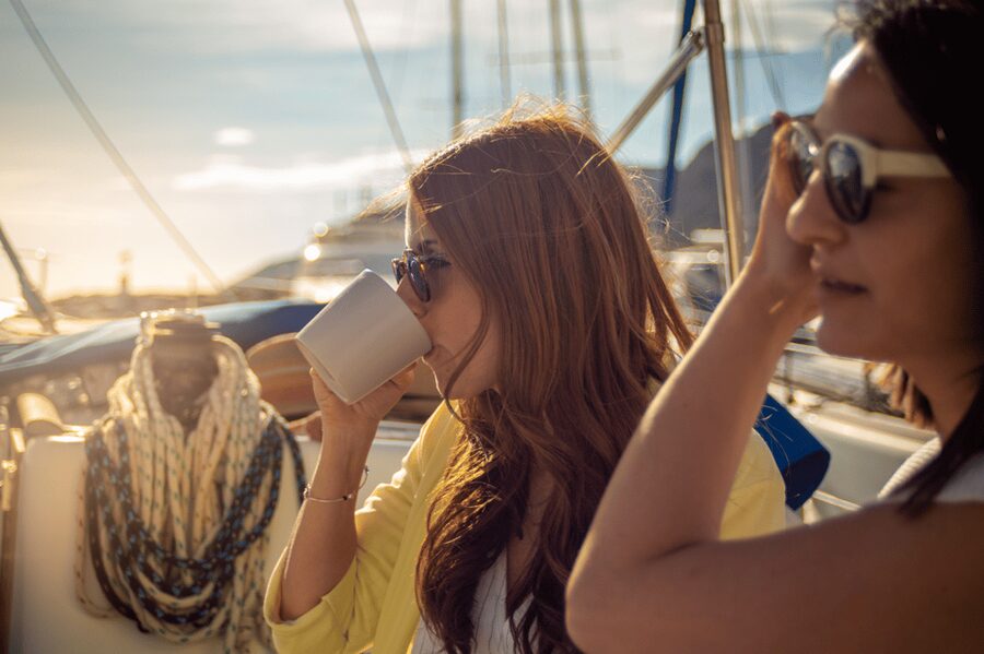 Hot Air Ballooning & Sailing Adventure from Barcelona - Two hours sailing along the Mediterranean