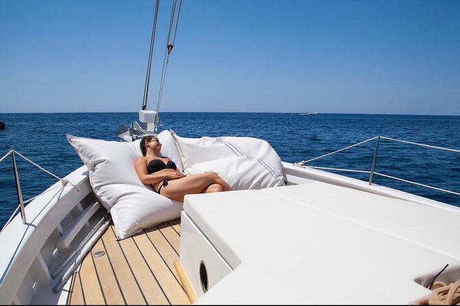 Ibiza: Private Sailboat with Tapas, Open Bar & Music - Cala Bassa and the swim stop