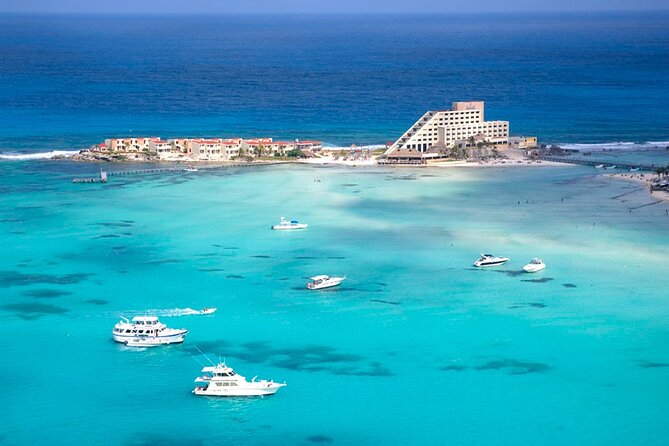 Isla Mujeres Catamaran Luxury Sailing Experience from Puerto Morelos - Playa Norte, beautiful and very busy