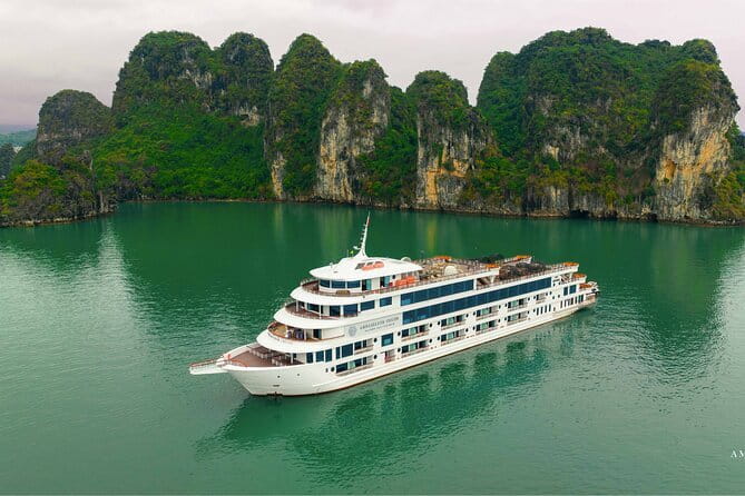JADE SAILS Best Luxury Day Cruise Visit Ha Long Bay & Lan Ha Bay - Returning to Hanoi around 20:00