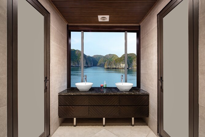 Jade Sails Luxury Halong Bay & Lan Ha Bay 1 Day Cruise from Hanoi - Kayaking, swimming, and the Ao Ech stop