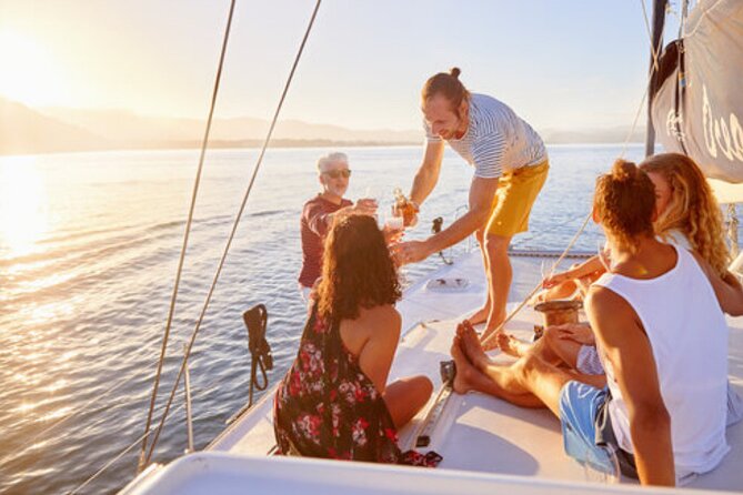 Janise Sailing Afternoon Charter in Fajardo, Puerto Rico - The anchor stop for swimming and snacks